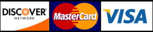 We accept most major credit cards