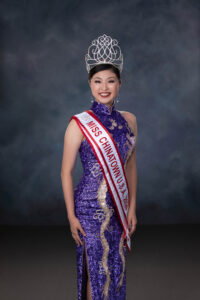 Miss Chinatown Pageant winner for 2020 was Lauren Yang! Shown here in a purple dress with her Miss Chinatown USA sash and crown