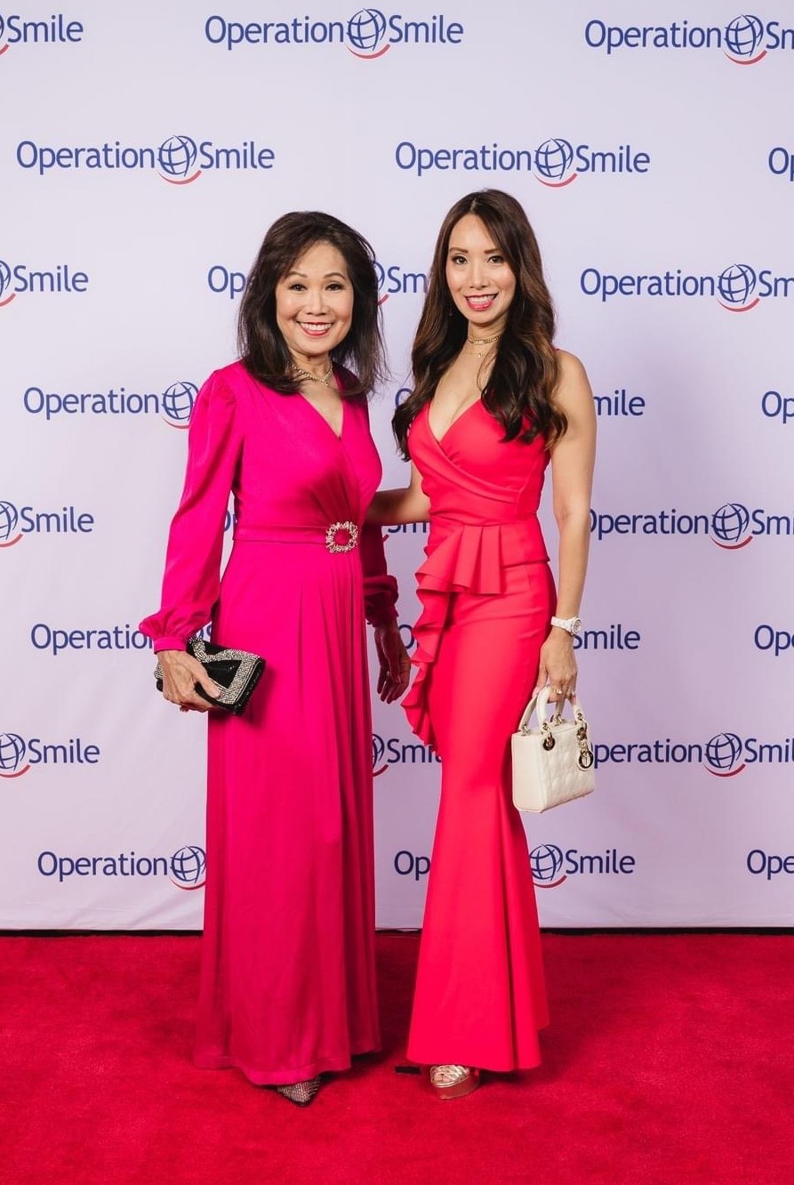 Family dental practice owners, Betty Gee and Tammy Su supporting Operation Smile in Houston, Texas.